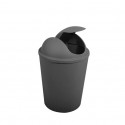 MSV Cubo de basura basculante Polipropileno AKO 5,5L Gris MSV