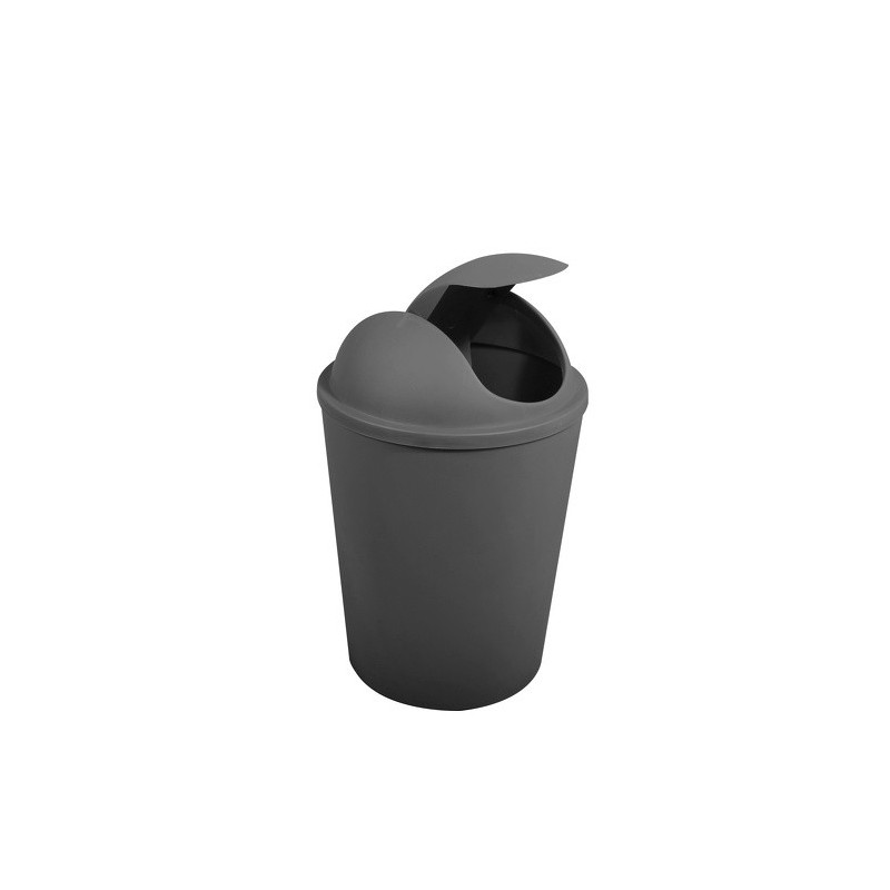 MSV Pattumiera da bagno manuale PP AKO 5.5L grigio MSV