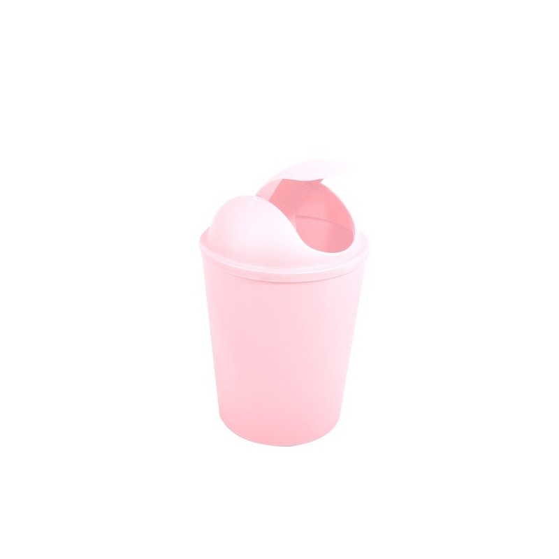 MSV Schwingdeckeleimer PP AKO 5,5L Pastellrosa MSV