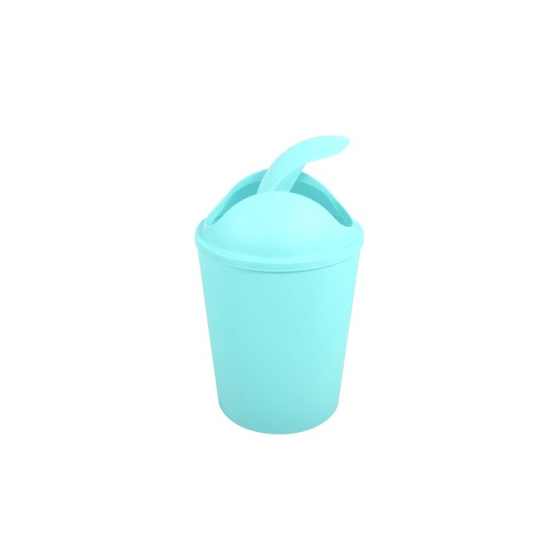 MSV Pattumiera da bagno manuale PP AKO 5.5L verde pastello MSV