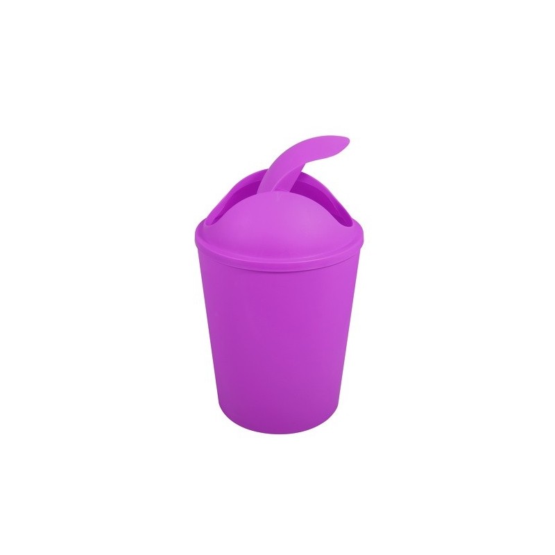Poubelle à bascule PP AKO 5,5L Violet MSV MSV