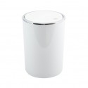 MSV Pattumiera da bagno manuale PP KAMAKA 6L Bianco MSV