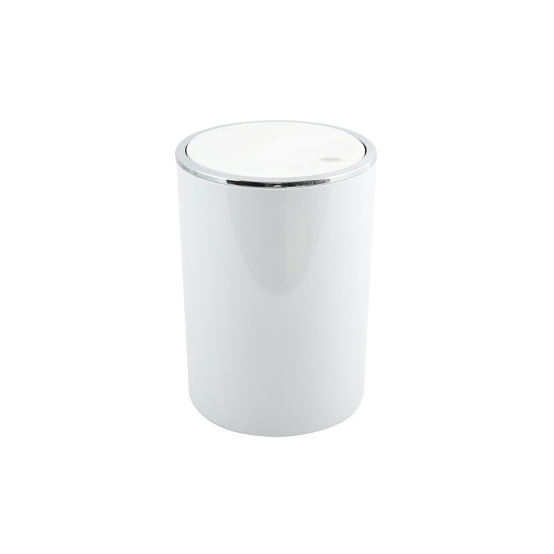 MSV Pattumiera da bagno manuale PP KAMAKA 6L Bianco MSV