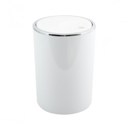 MSV Pattumiera da bagno manuale PP KAMAKA 6L Bianco MSV