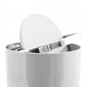 MSV Cubo de basura basculante Polipropileno KAMAKA 6L Blanco MSV