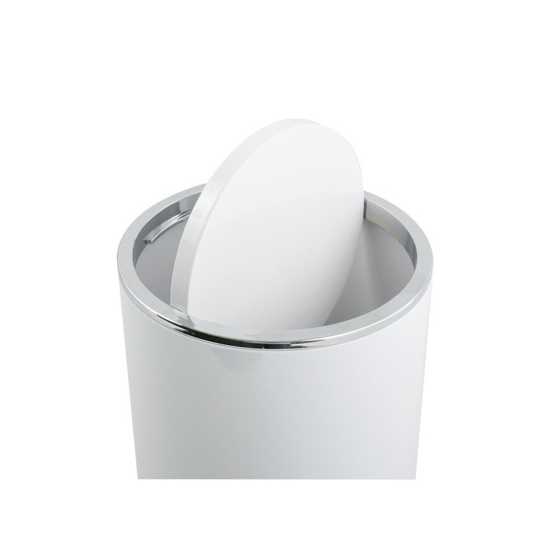MSV Cubo de basura basculante Polipropileno KAMAKA 6L Blanco MSV