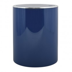 MSV Poubelle à bascule KAMAKA 6L Bleu Marine