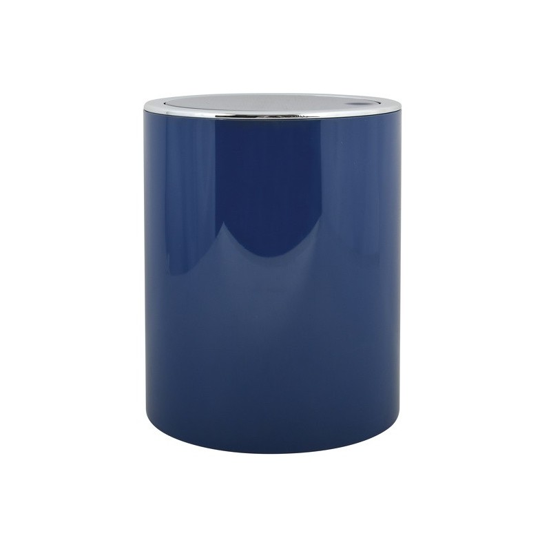 MSV Pattumiera da bagno manuale PP KAMAKA 6L blu navy MSV