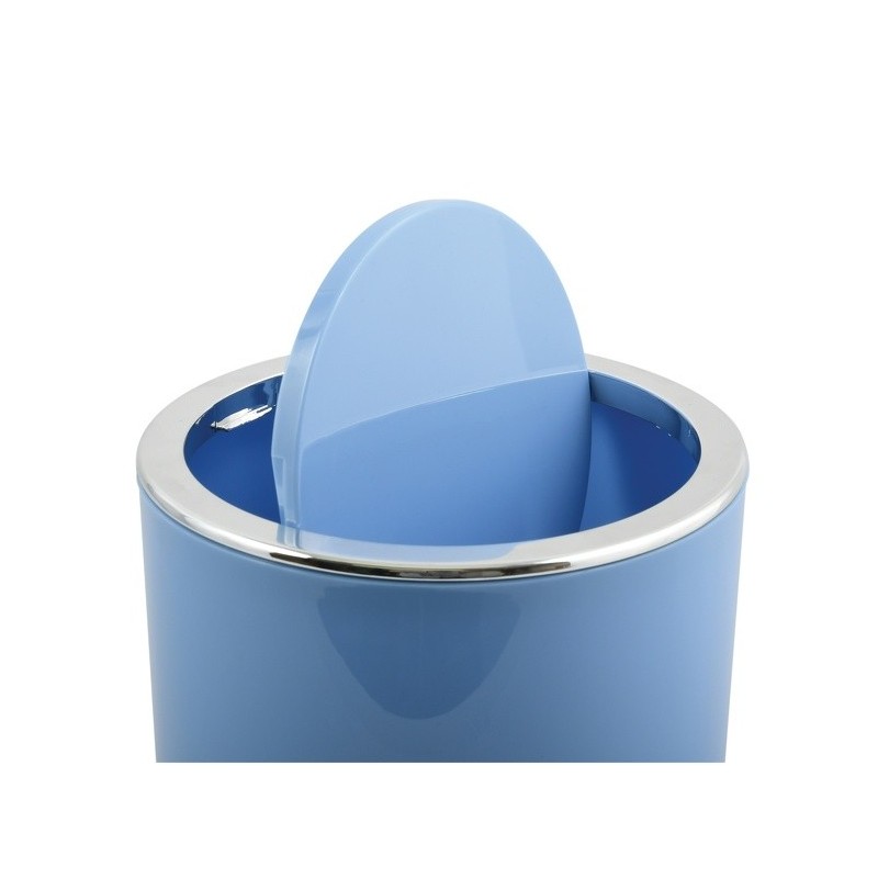 MSV Schwingdeckeleimer PP KAMAKA 6L Pastellblau MSV