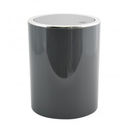 MSV Cubo de basura basculante Polipropileno KAMAKA 6L Gris MSV