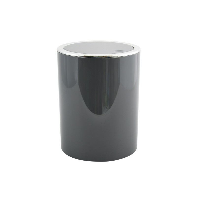 spirella Poubelle à  bascule KAMAKA 6L Gris MSV