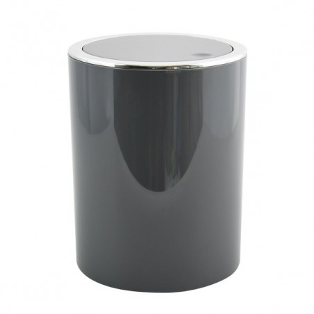 Poubelle à bascule KAMAKA 6L Gris MSV MSV