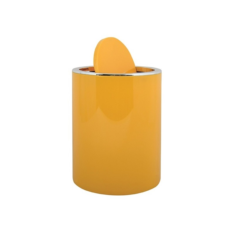 MSV Pattumiera da bagno manuale PP KAMAKA 6L Zafferano MSV