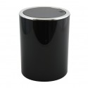 MSV Cubo de basura basculante Polipropileno KAMAKA 6L Negro MSV