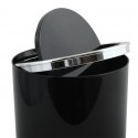 MSV Pattumiera da bagno manuale PP KAMAKA 6L Nero MSV
