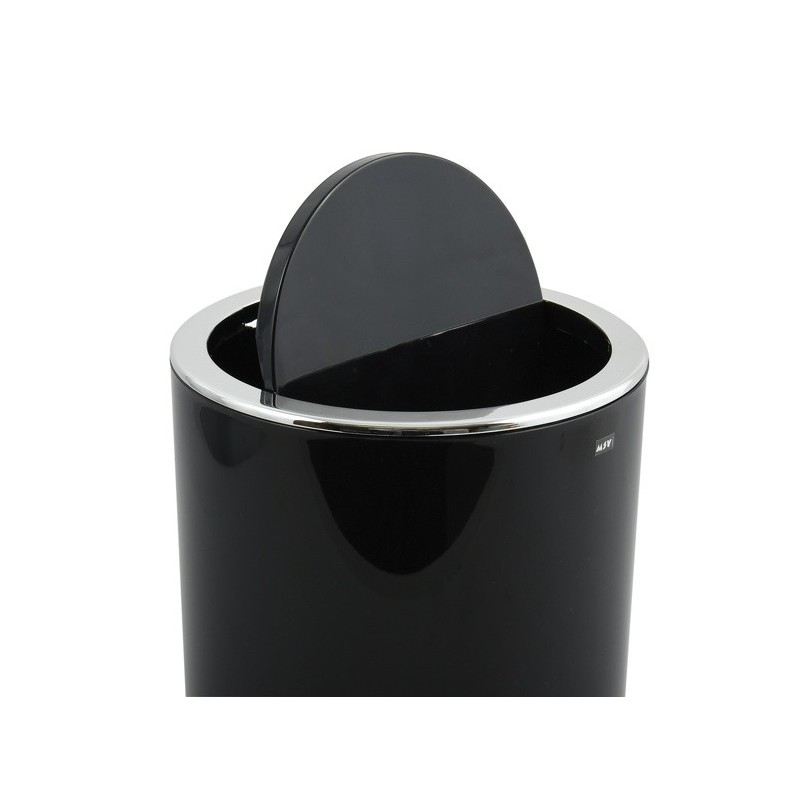 MSV Schwingdeckeleimer PP KAMAKA 6L Schwarz MSV