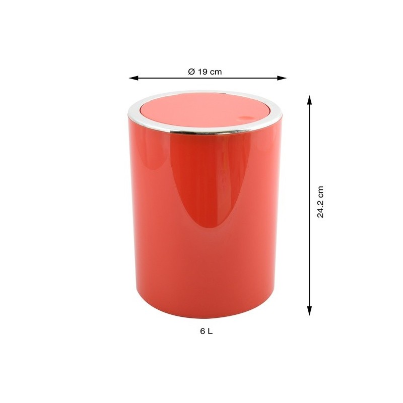 MSV Tipping bin KAMAKA 6L Red MSV