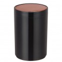 MSV Cubo de basura basculante Polipropileno LENA 5L Negro MSV