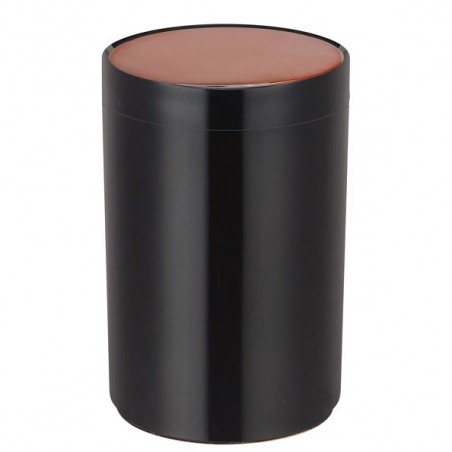 Poubelle à bascule PP LENA 5L Noir MSV MSV
