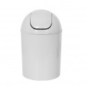 MSV Cubo de basura basculante PS 5L Blanco MSV