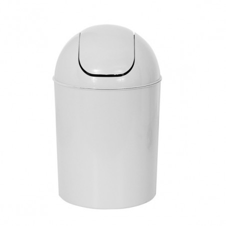 Poubelle à bascule PS 5L Blanc MSV MSV