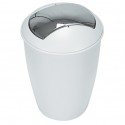 Spirella Cubo de basura basculante Polipropileno ATLANTA 5L Blanco Spirella