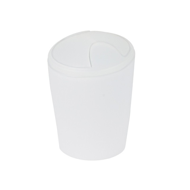 Poubelle à bascule PP MOVE 2L Frosty Blanc Spirella Spirella