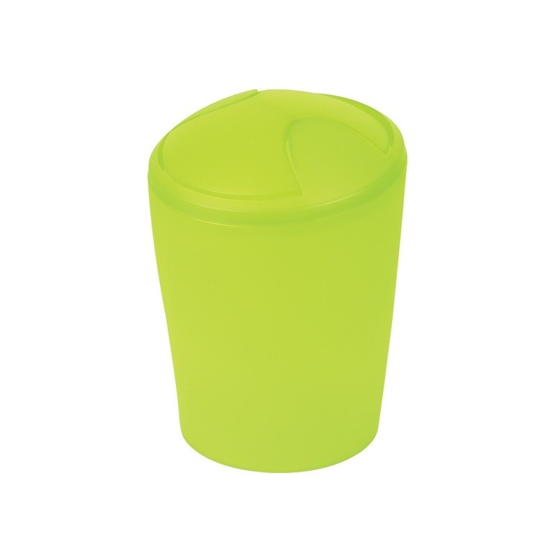 Spirella Pattumiera da bagno manuale PP MOVE 2L Frosty Kiwi Green Spirella