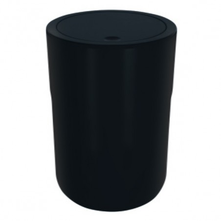 Spirella Schwingdeckeleimer PS COCCO 5L Schwarz Spirella