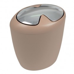 Poubelle à bascule Polyresine ETNA 7L Beige Bahamas Spirella Spirella