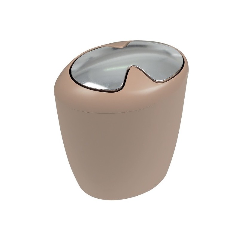 Poubelle à bascule Polyresine ETNA 7L Beige Bahamas Spirella Spirella