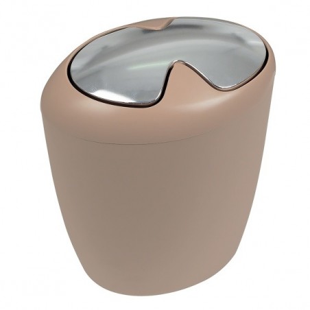 Poubelle à bascule Polyresine ETNA 7L Beige Bahamas Spirella Spirella