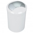 Spirella Cubo de basura basculante PS SYDNEY 5L Blanco Spirella