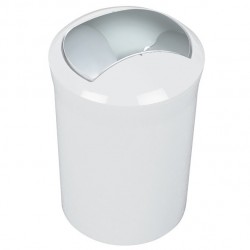 Spirella Cubo de basura basculante PS SYDNEY 5L Blanco Spirella