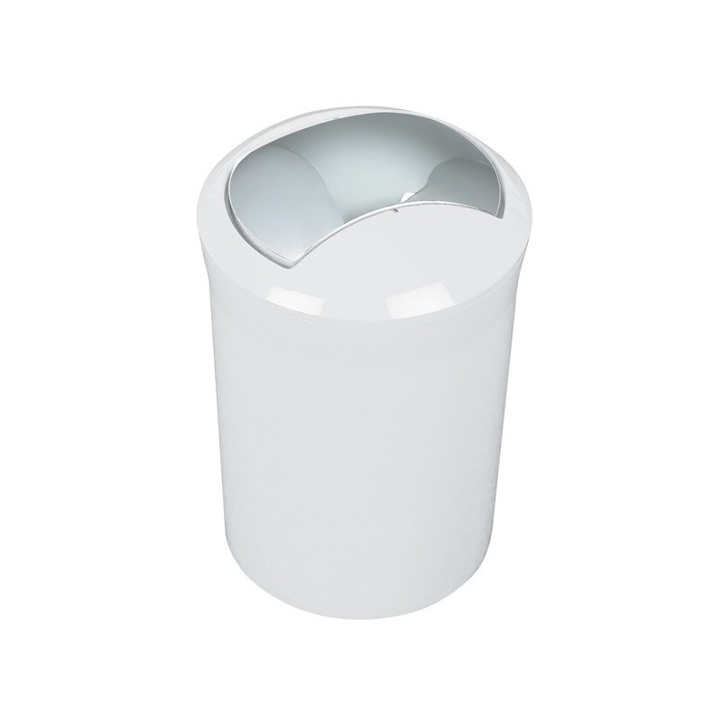 Spirella Cubo de basura basculante PS SYDNEY 5L Blanco Spirella