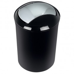 Spirella Pattumiera da bagno manuale PS SYDNEY 5L Nero Spirella