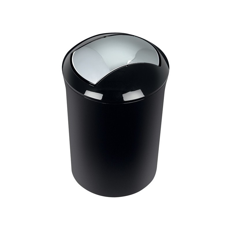 Spirella Pattumiera da bagno manuale PS SYDNEY 5L Nero Spirella