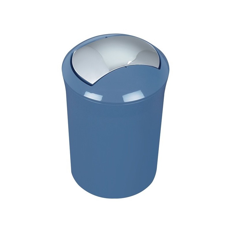 Poubelle à bascule PS SYDNEY 5L Bleu Denim Spirella Spirella