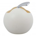 Spirella Cubo de basura basculante PS BOWL Mate 1L Blanco Spirella