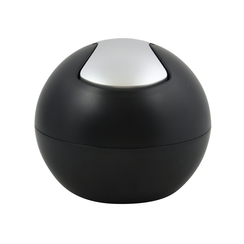 Spirella Schwingdeckeleimer PS BOWL MATT 1L Schwarz Spirella