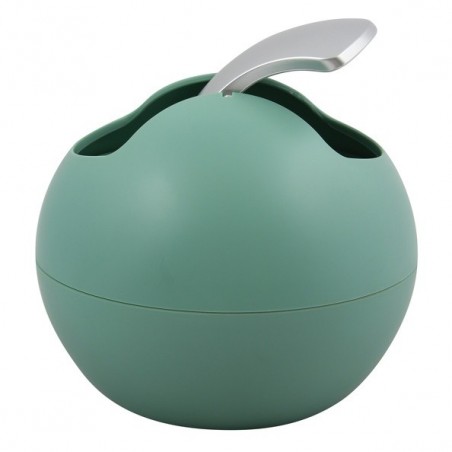 Poubelle à bascule PS BOWL matT 1L Vert Spirella Spirella