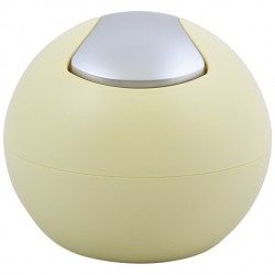 Spirella Cubo de basura basculante PS BOWL Mate 1L Amarillo Spirella