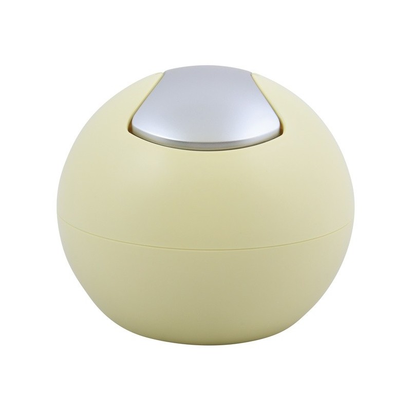 Poubelle à bascule PS BOWL matT 1L Jaune Spirella Spirella