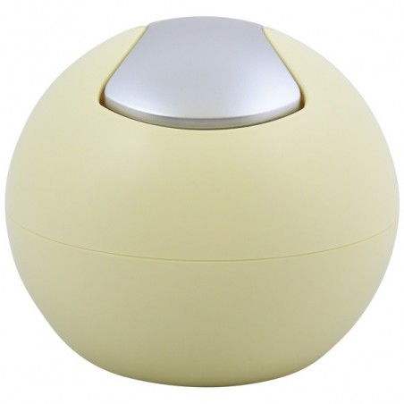 Poubelle à bascule PS BOWL matT 1L Jaune Spirella Spirella