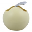 Poubelle à bascule PS BOWL matT 1L Jaune Spirella Spirella