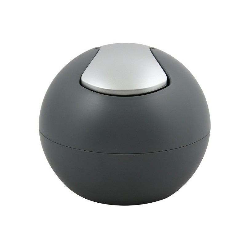 Spirella Pattumiera da bagno manuale PS BOWL OPACO 1L Grigio Spirella