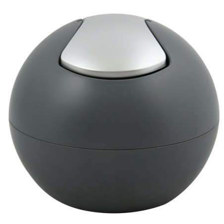 Poubelle à bascule PS BOWL matT 1L Gris Spirella Spirella