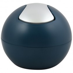 Spirella Cubo de basura basculante PS BOWL Mate 1L Petróleo Spirella