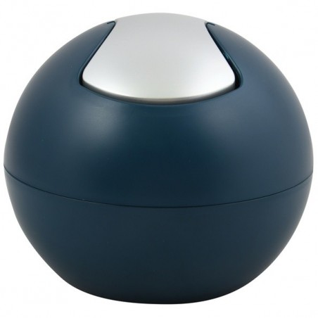Poubelle à bascule PS BOWL matT 1L Bleu Pétrole Spirella Spirella