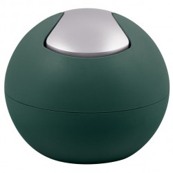 Spirella Cubo de basura basculante PS BOWL Mate 1L Verde Oscuro Spirella